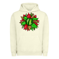 Pigment Pistachio watermelon sunflower Urban Hoodie - Zillion Design Studio