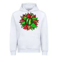 White watermelon sunflower Urban Hoodie - Zillion Design Studio