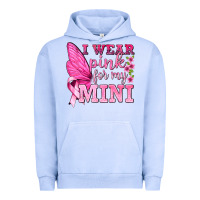 Pigment Grape Ice I Wear Pink For My Mini with Butterfly Urban Hoodie - texasbilliewilder