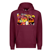 Burgundy summer lpn Premium Hoodie - Zillion Design Studio