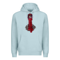 Blue Mist gobble head Premium Hoodie - RanaPortraitStore