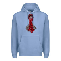 Colony Blue gobble head Premium Hoodie - RanaPortraitStore