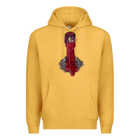 Mustard gobble head Premium Hoodie - RanaPortraitStore