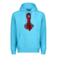 Ocean Blue gobble head Premium Hoodie - RanaPortraitStore