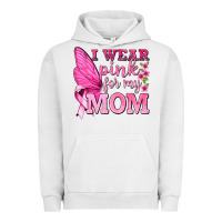 Pigment Lunar Rock I Wear Pink For My Mom with Butterfly Urban Hoodie - texasbilliewilder