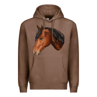 Chestnut horse Premium Hoodie - RanaPortraitStore