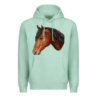 Seafoam horse Premium Hoodie - RanaPortraitStore