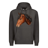 Smoke horse Premium Hoodie - RanaPortraitStore