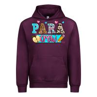 Mauve Wine para crew Urban Hoodie - Zillion Design Studio