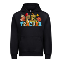 Black p.e. teacher Urban Hoodie - Zillion Design Studio