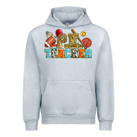Heather Grey p.e. teacher Urban Hoodie - Zillion Design Studio
