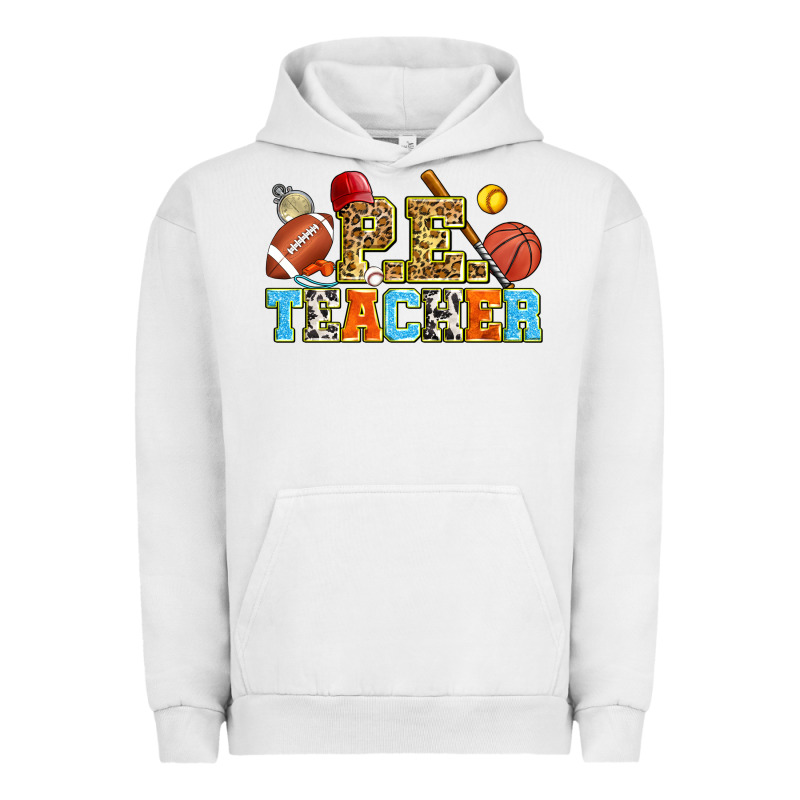 P.e. Teacher Urban Hoodie by Zillion Design Studio | Teevron