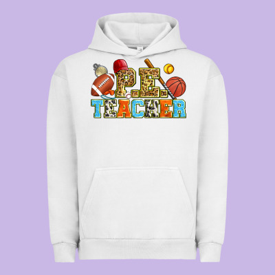 P.e. Teacher Urban Hoodie Designed By Zillion Design Studio