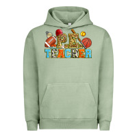 Pigment Oil Green p.e. teacher Urban Hoodie - Zillion Design Studio