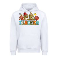 White p.e. teacher Urban Hoodie - Zillion Design Studio