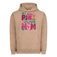 Pigment Burro I Wear Pink For My Mom with Butterfly Urban Hoodie - texasbilliewilder