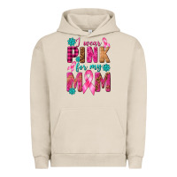 I Wear Pink For My Mom With Butterfly Urban Hoodie | Teevron