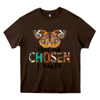 Chocolate Brown You Are Chosen Religious Heavy Core Tee - LillyAllenDesigns