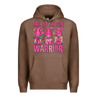 Chestnut Breast Cancer Warrior Gnomes Premium Hoodie - texasbilliewilder