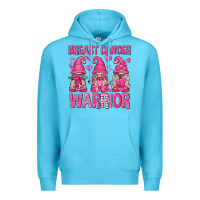 Ocean Blue Breast Cancer Warrior Gnomes Premium Hoodie - texasbilliewilder