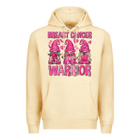 Pina Colada Breast Cancer Warrior Gnomes Premium Hoodie - texasbilliewilder