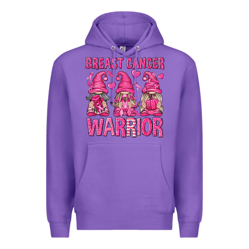Breast Cancer Warrior Gnomes Premium Hoodie by texasbilliewilder | Teevron