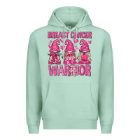 Seafoam Breast Cancer Warrior Gnomes Premium Hoodie - texasbilliewilder