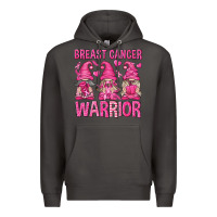 Smoke Breast Cancer Warrior Gnomes Premium Hoodie - texasbilliewilder