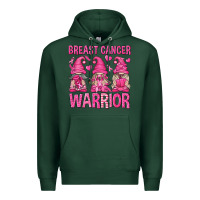 Sports Green Breast Cancer Warrior Gnomes Premium Hoodie - texasbilliewilder