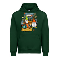 Forest Green farm truck autumn gnomes Urban Hoodie - RanaPortraitStore