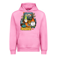 Fuchsia Pink farm truck autumn gnomes Urban Hoodie - RanaPortraitStore