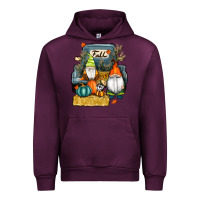 Mauve Wine farm truck autumn gnomes Urban Hoodie - RanaPortraitStore