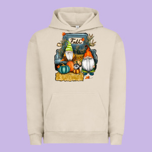 Farm Truck Autumn Gnomes Urban Hoodie Designed By Ranaportraitstore