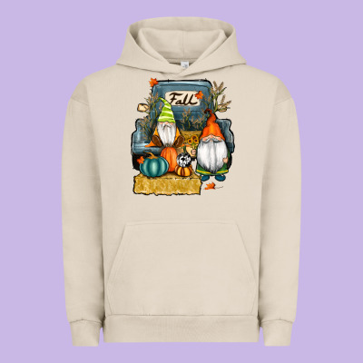 Farm Truck Autumn Gnomes Urban Hoodie Designed By Ranaportraitstore