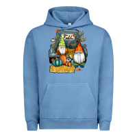 Pigment Pebble Blue farm truck autumn gnomes Urban Hoodie - RanaPortraitStore