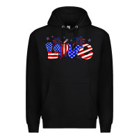Black love 4th of july Premium Hoodie - Zillion Design Studio