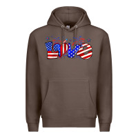 Coffee love 4th of july Premium Hoodie - Zillion Design Studio