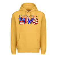 Mustard love 4th of july Premium Hoodie - Zillion Design Studio