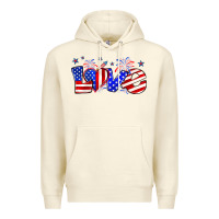 Sandshell love 4th of july Premium Hoodie - Zillion Design Studio