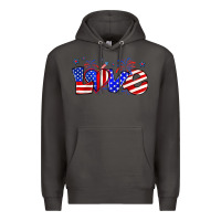 Smoke love 4th of july Premium Hoodie - Zillion Design Studio