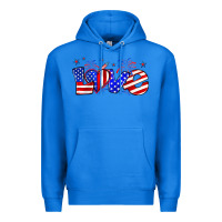True Royal love 4th of july Premium Hoodie - Zillion Design Studio