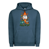 Pigment Midnight Navy happy fall y'all gnome Urban Hoodie - RanaPortraitStore