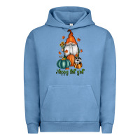 Pigment Pebble Blue happy fall y'all gnome Urban Hoodie - RanaPortraitStore