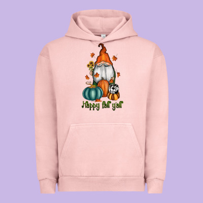 Happy Fall Y'all Gnome Urban Hoodie Designed By Ranaportraitstore