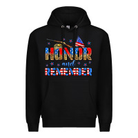 Black honor and remember Premium Hoodie - Zillion Design Studio