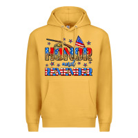 Mustard honor and remember Premium Hoodie - Zillion Design Studio