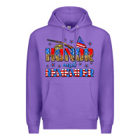 Purple honor and remember Premium Hoodie - Zillion Design Studio