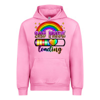 Fuchsia Pink gay pride loading Urban Hoodie - Zillion Design Studio