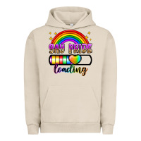 Pigment French Oak gay pride loading Urban Hoodie - Zillion Design Studio