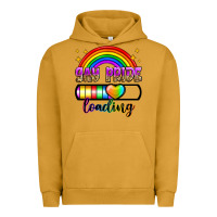 Pigment Peanut Butter gay pride loading Urban Hoodie - Zillion Design Studio